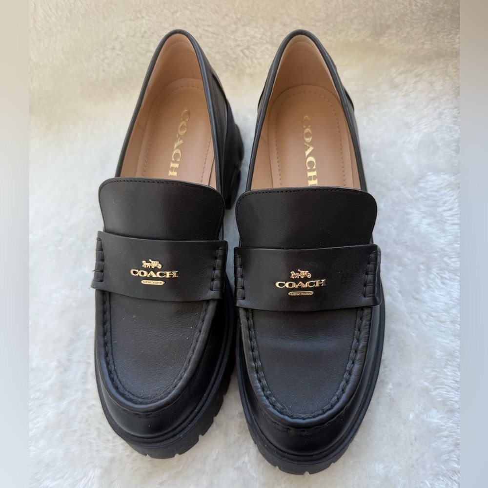 Coach Ruthie Loafers, Black Sz Women’s 8